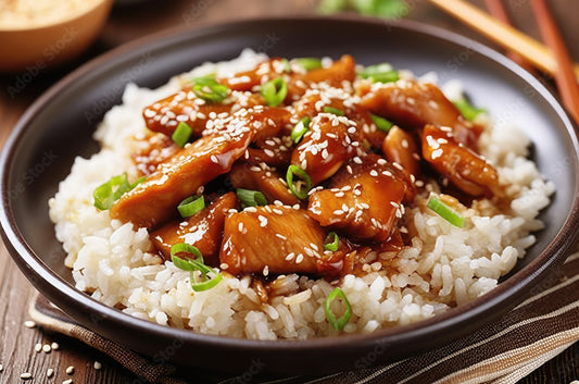 Teryaki Chicken With rice